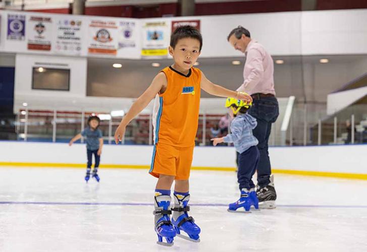 Child skating